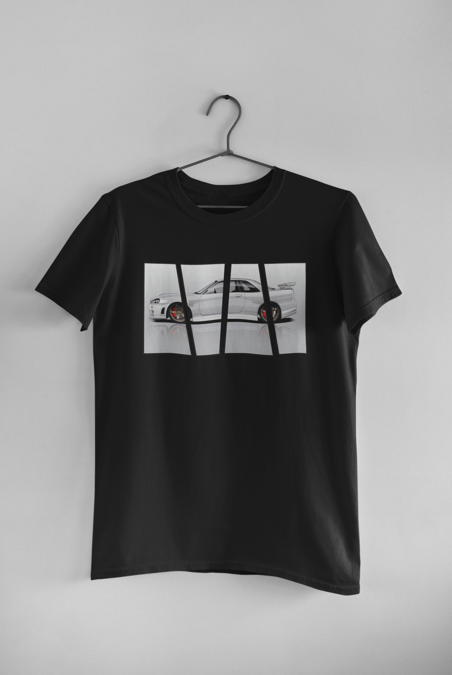 Black Japanese Style Spliced r34 Tee (JDM)