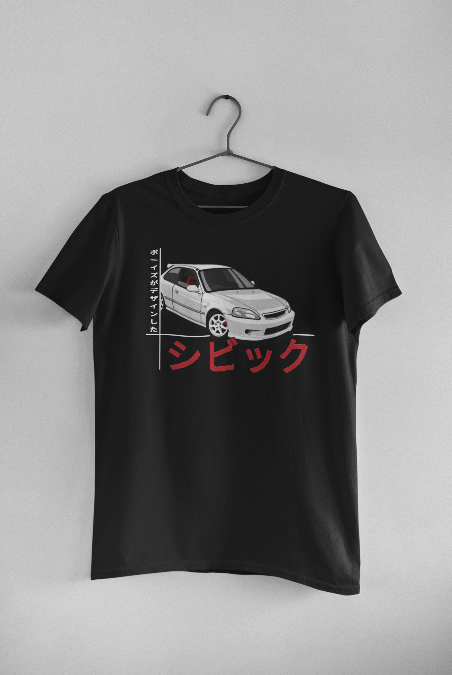 Black Japanese Style Civic Tee (JDM)