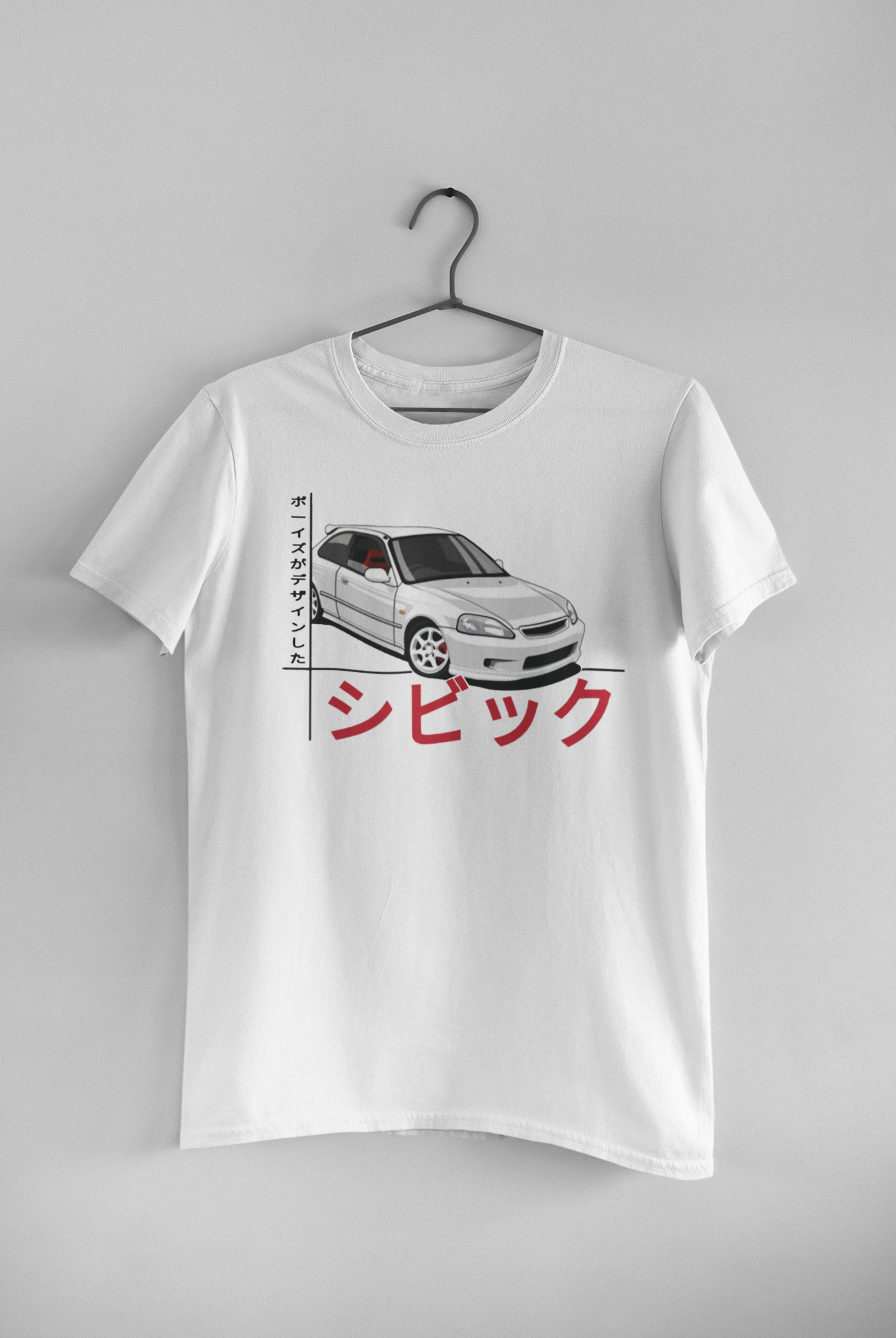 White Japanese Style Civic Tee (JDM)