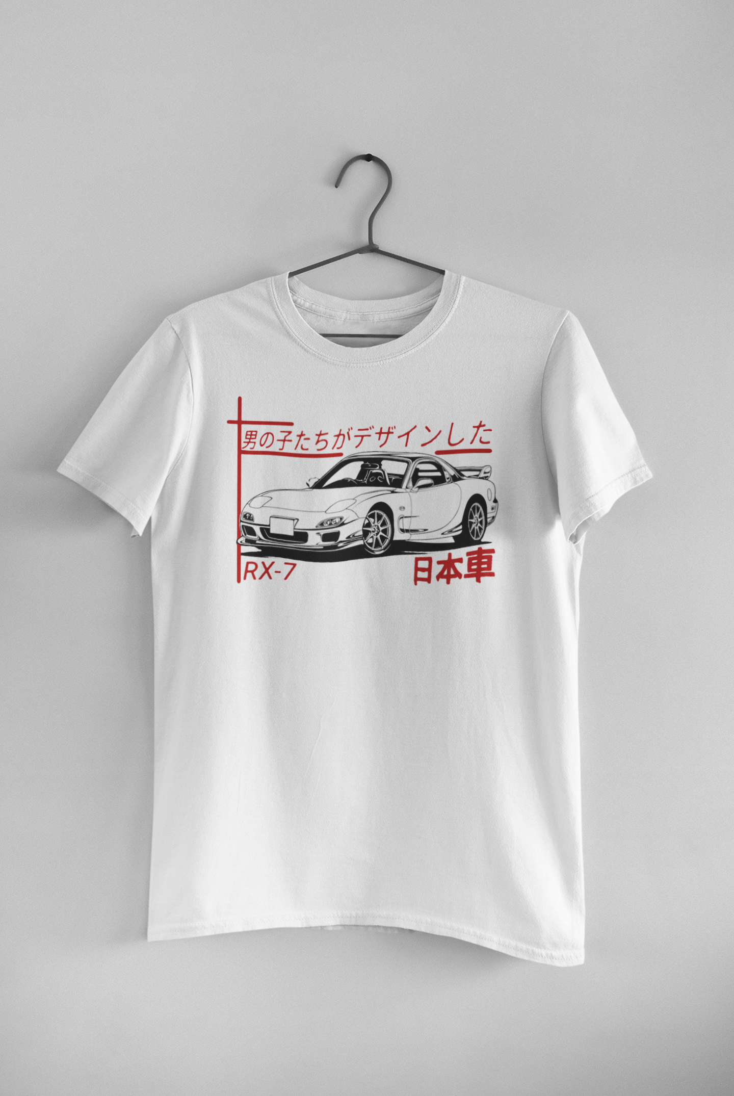 White Japanese Style Rx-7 Tee (JDM)