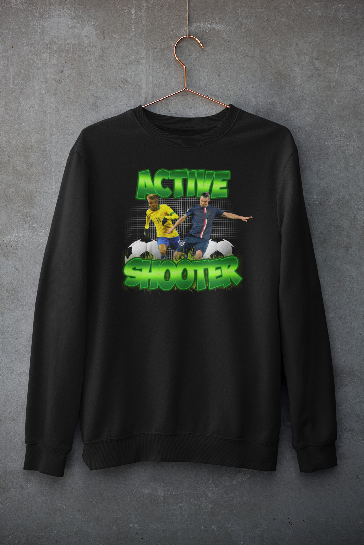 Active Shooter Soccer Hoodie