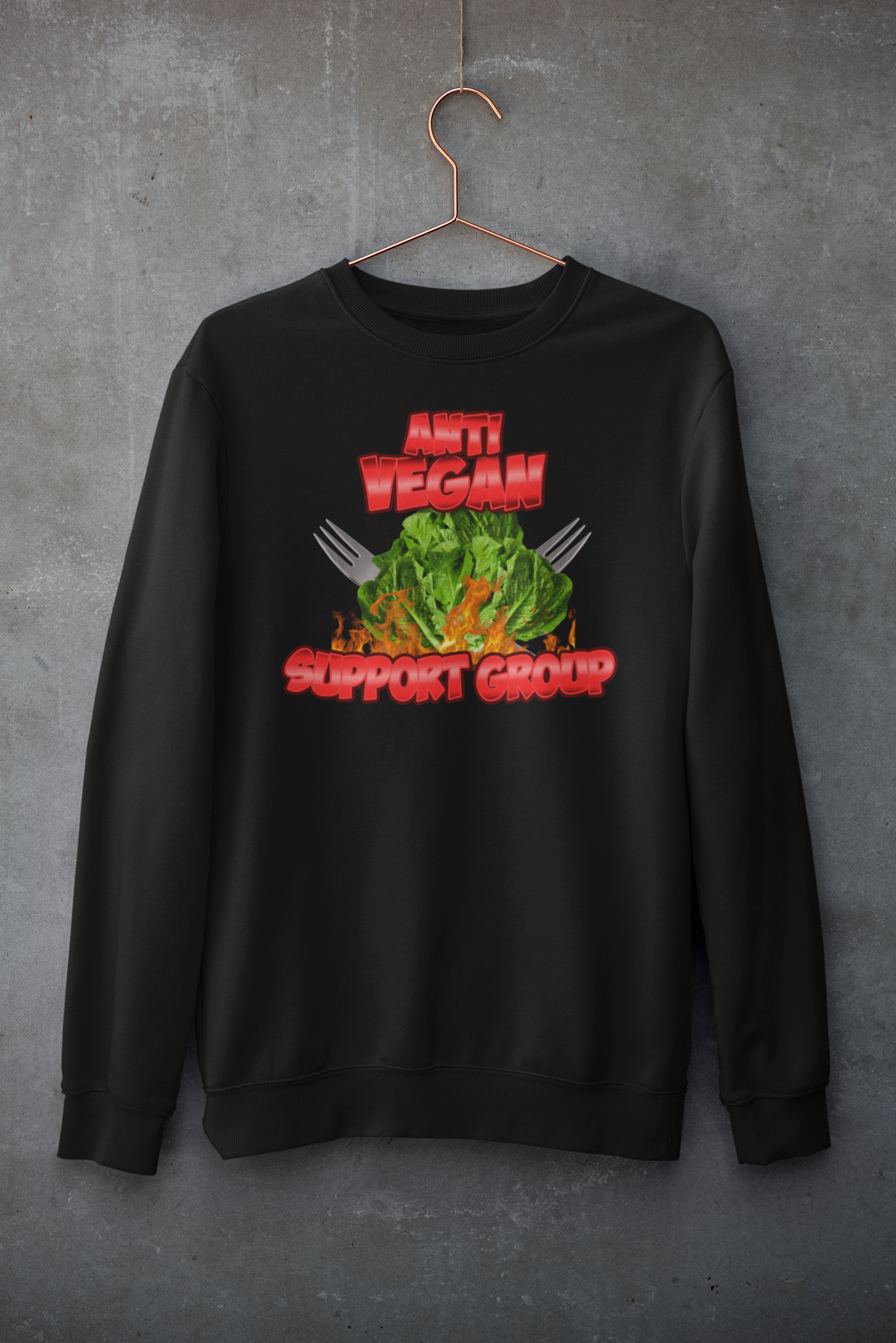 Anti Vegan Support Group Hoodie