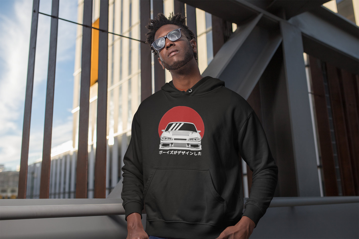 Black Japanese Style S15 Hoodie (JDM)