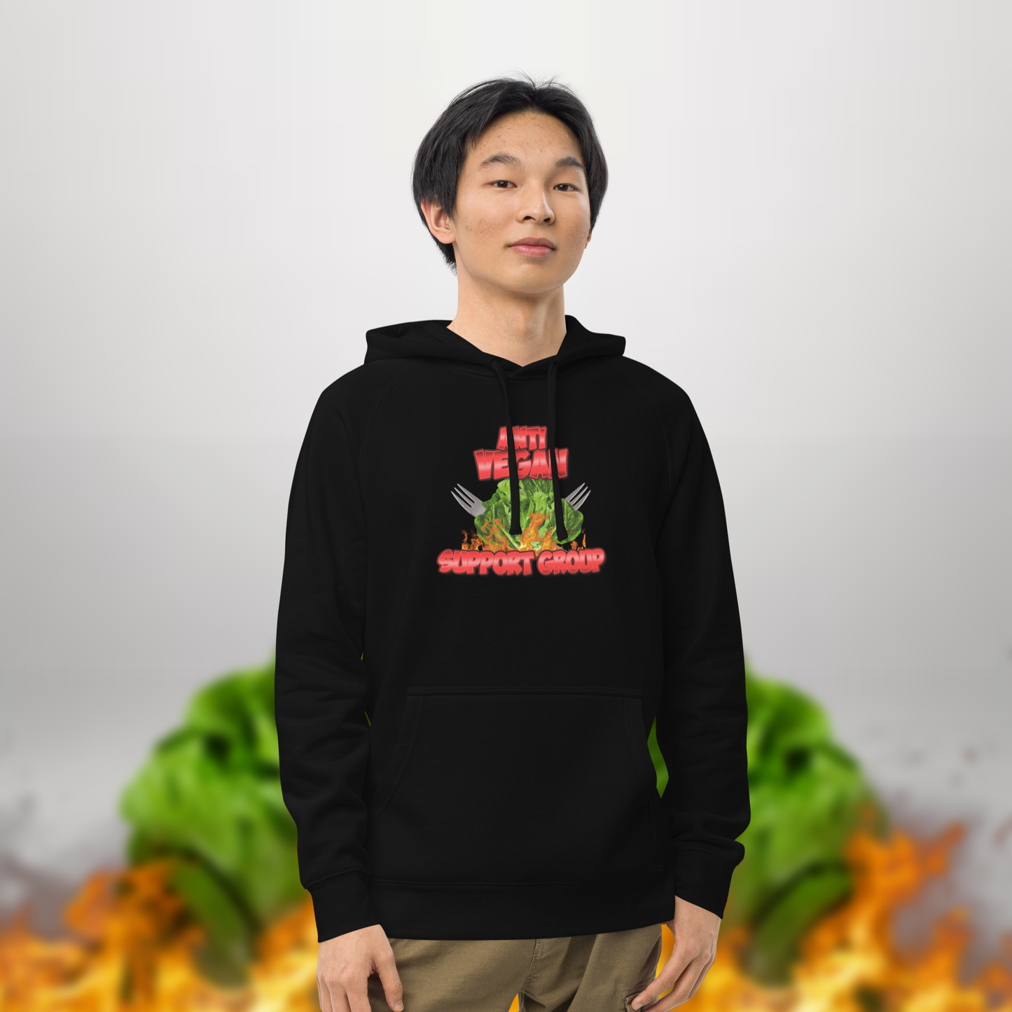 Anti Vegan Support Group Hoodie