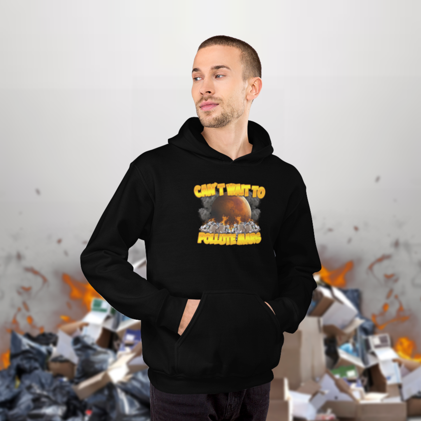 Can't Wait To Pollute Mars Hoodie