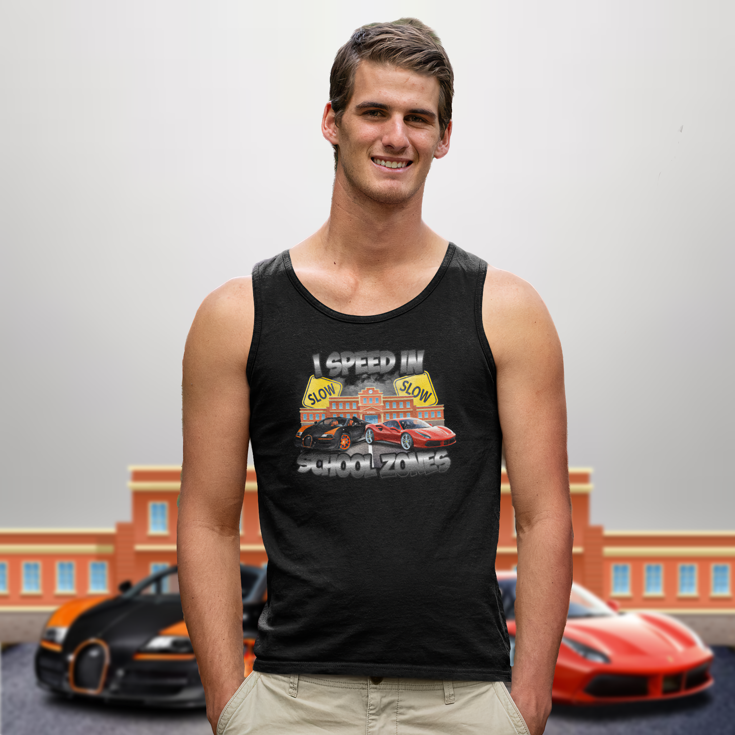 I Speed In School Zones Tank