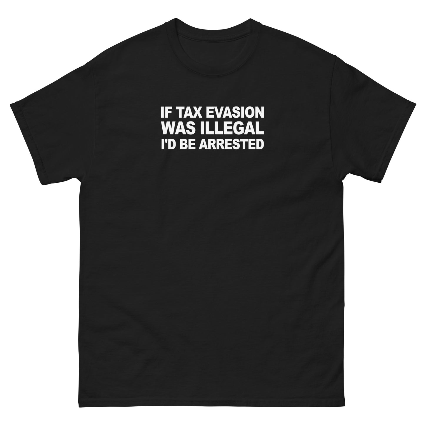 If Tax Evasion Was Illegal Simplistic Tee
