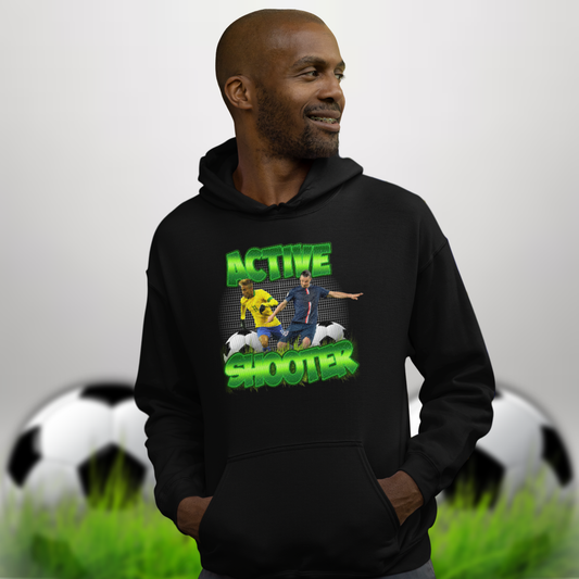 Active Shooter Soccer Hoodie