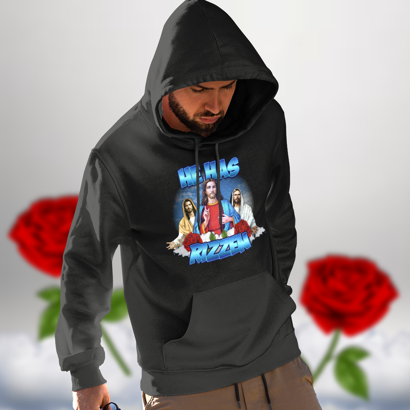 He Has Rizzen Hoodie – Designed By The Boys