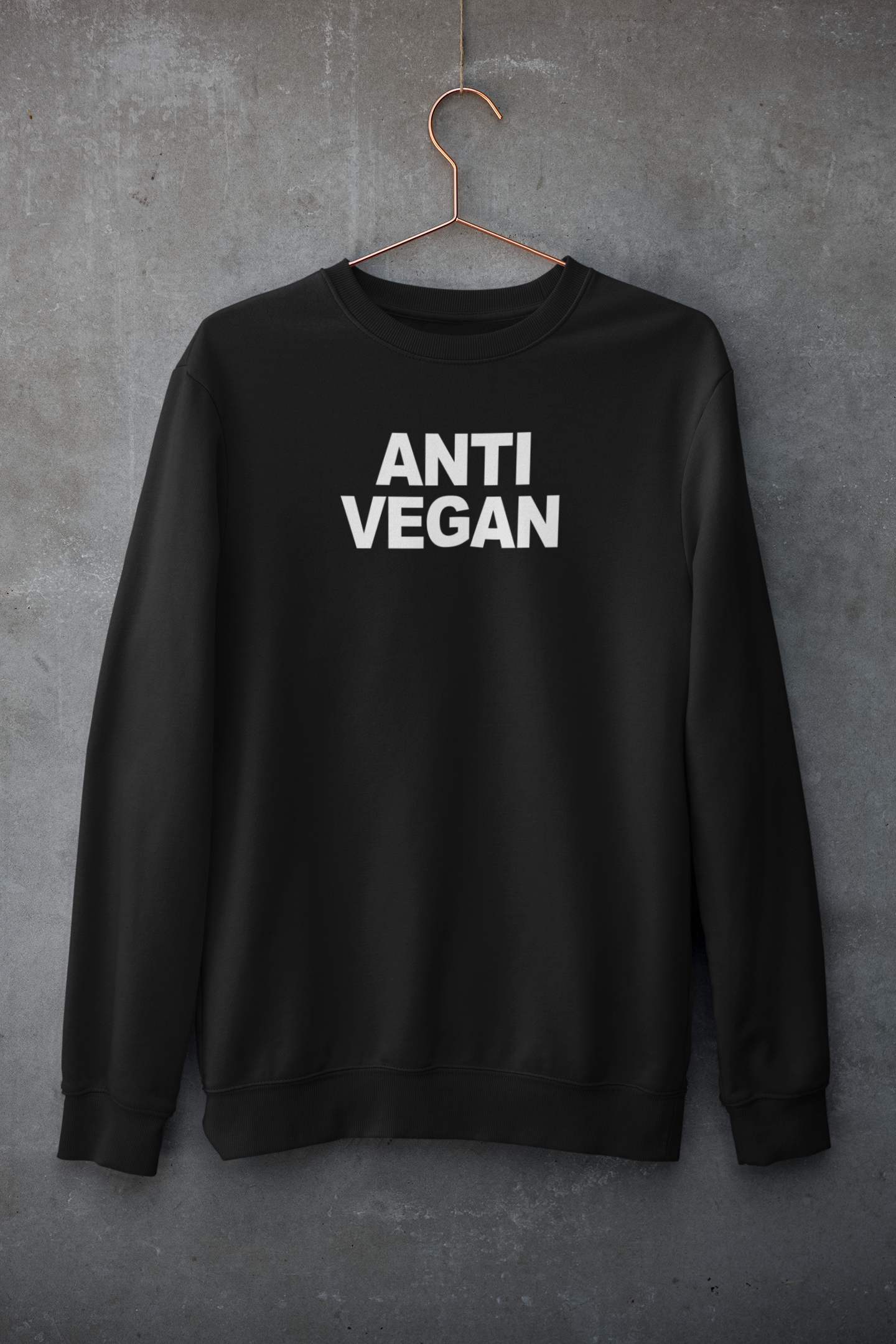 Anti Vegan Simplistic Hoodie