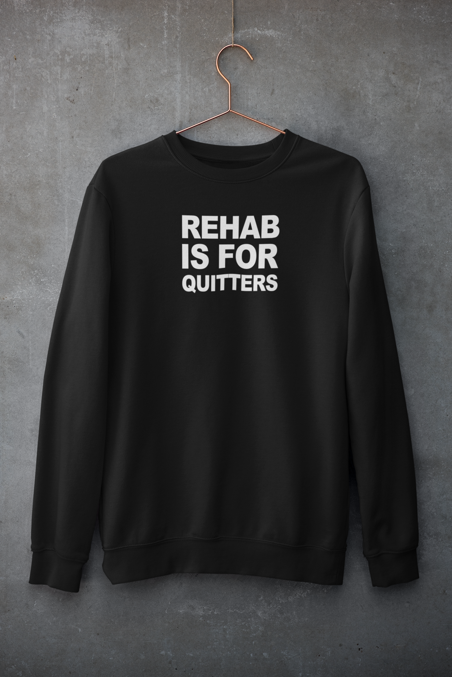 Rehab Is For Quitters Simplistic Hoodie