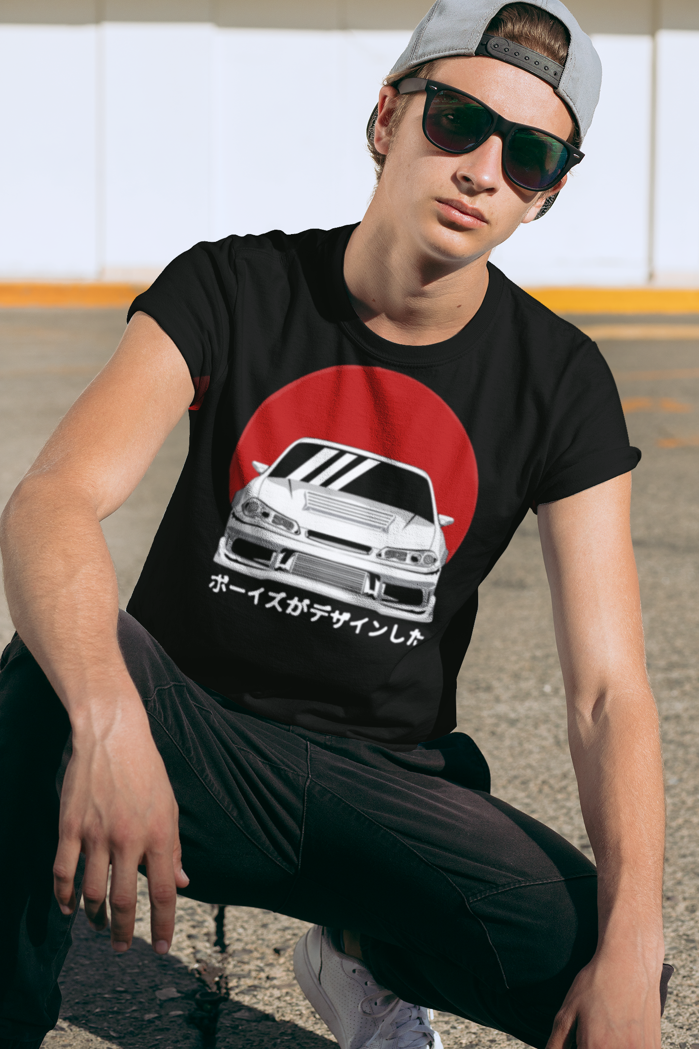 Black Japanese Style S15 Tee (JDM)